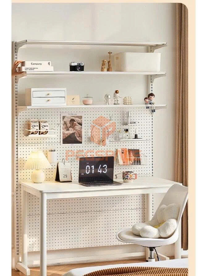 Kệ Pegboard góc học tập
